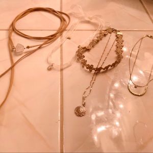 Four Choker Necklaces